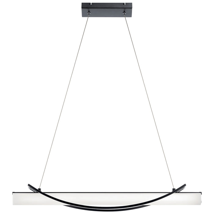 Myhouse Lighting Kichler - 84125MBK - LED Linear Chandelier - Rowan - Matte Black