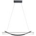 Myhouse Lighting Kichler - 84125MBK - LED Linear Chandelier - Rowan - Matte Black