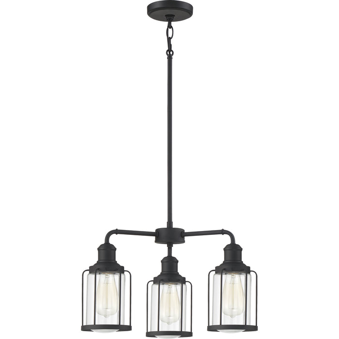 Myhouse Lighting Quoizel - LUD5020EK - Three Light Chandelier - Ludlow - Earth Black