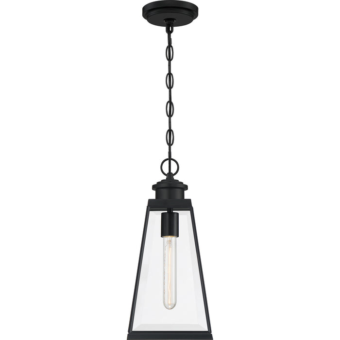 Myhouse Lighting Quoizel - PAX1907MBK - One Light Outdoor Hanging Lantern - Paxton - Matte Black