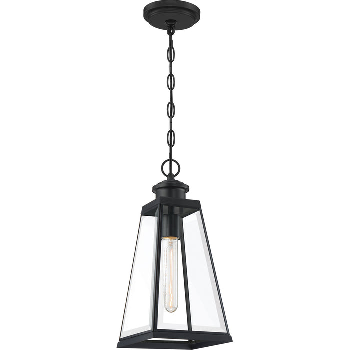 Myhouse Lighting Quoizel - PAX1907MBK - One Light Outdoor Hanging Lantern - Paxton - Matte Black