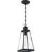 Myhouse Lighting Quoizel - PAX1907MBK - One Light Outdoor Hanging Lantern - Paxton - Matte Black