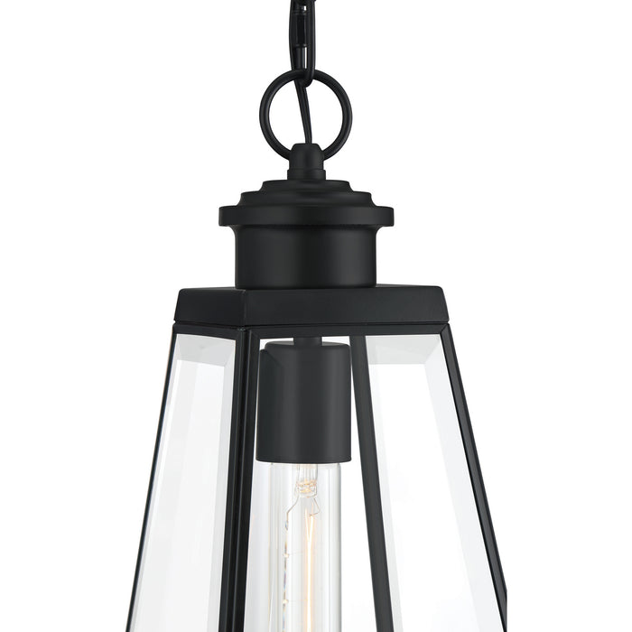 Myhouse Lighting Quoizel - PAX1907MBK - One Light Outdoor Hanging Lantern - Paxton - Matte Black