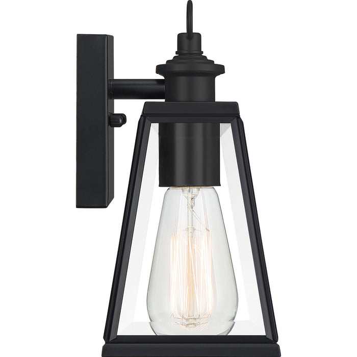 Myhouse Lighting Quoizel - PAX8305MBK - One Light Outdoor Wall Lantern - Paxton - Matte Black