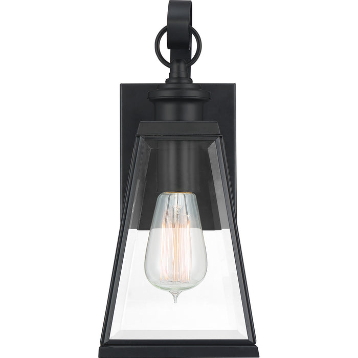 Myhouse Lighting Quoizel - PAX8405MBK - One Light Outdoor Wall Lantern - Paxton - Matte Black