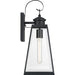 Myhouse Lighting Quoizel - PAX8407MBK - One Light Outdoor Wall Lantern - Paxton - Matte Black