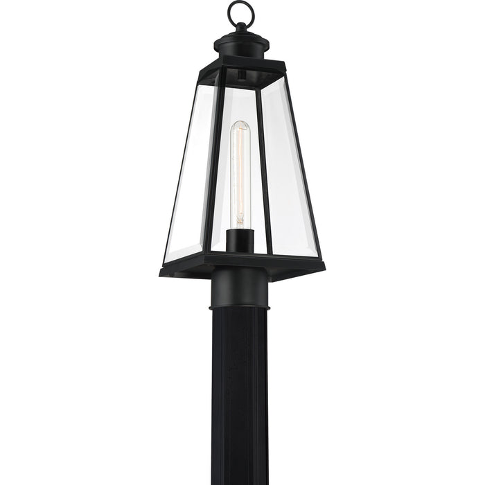 Myhouse Lighting Quoizel - PAX9007MBK - One Light Outdoor Post Mount - Paxton - Matte Black