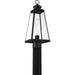 Myhouse Lighting Quoizel - PAX9007MBK - One Light Outdoor Post Mount - Paxton - Matte Black