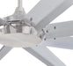 Myhouse Lighting Westinghouse Lighting - 7224900 - 100"Ceiling Fan - Widespan - Brushed Nickel