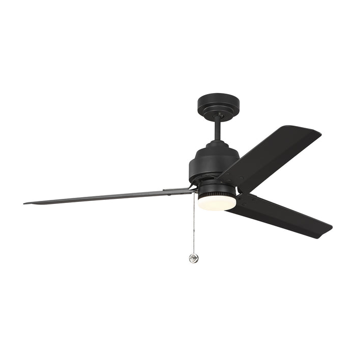 Myhouse Lighting Visual Comfort Fan - 3AR54MBK - 54``Ceiling Fan - Arcade 54 - Midnight Black