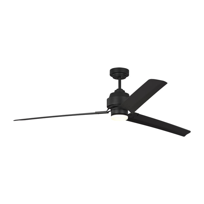 Myhouse Lighting Visual Comfort Fan - 3ARR68MBK - 68``Ceiling Fan - Arcade 68 - Midnight Black