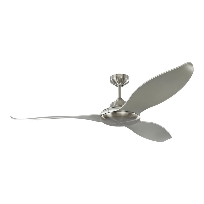 Myhouse Lighting Visual Comfort Fan - 3STR60BSD - 60``Ceiling Fan - Stockton 60 - Brushed Steel