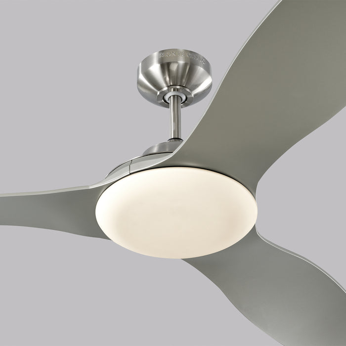 Myhouse Lighting Visual Comfort Fan - 3STR60BSD - 60``Ceiling Fan - Stockton 60 - Brushed Steel