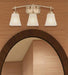 Myhouse Lighting Westinghouse Lighting - 6573600 - Three Light Wall Fixture - Midori - Brushed Nickel