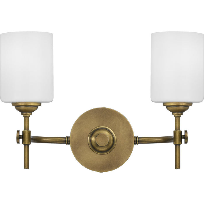 Myhouse Lighting Quoizel - ARI8615WS - Two Light Bath - Aria - Weathered Brass