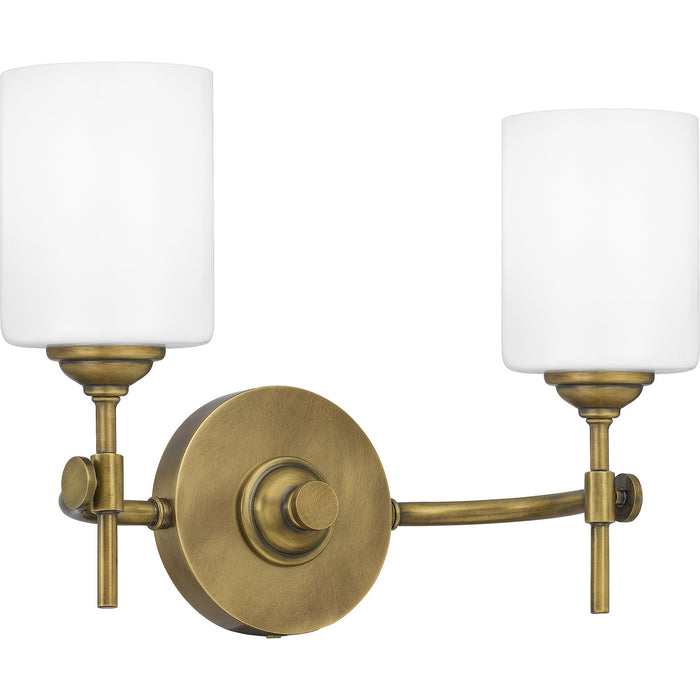 Myhouse Lighting Quoizel - ARI8615WS - Two Light Bath - Aria - Weathered Brass