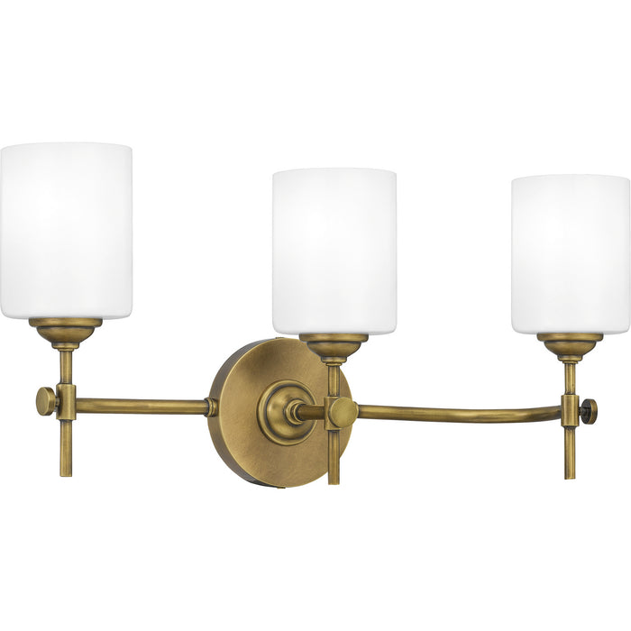 Myhouse Lighting Quoizel - ARI8622WS - Three Light Bath - Aria - Weathered Brass