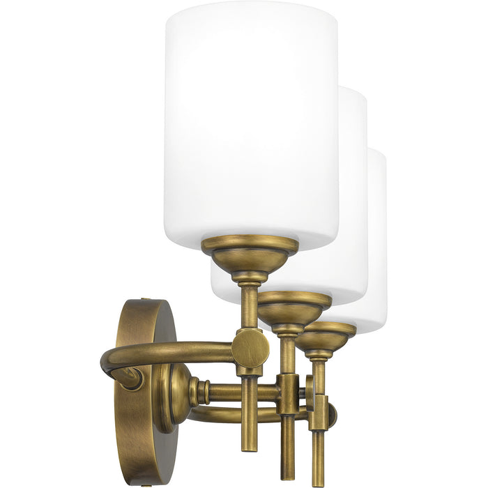 Myhouse Lighting Quoizel - ARI8622WS - Three Light Bath - Aria - Weathered Brass