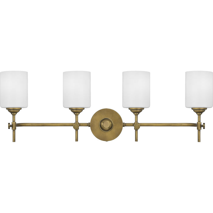 Myhouse Lighting Quoizel - ARI8631WS - Four Light Bath - Aria - Weathered Brass