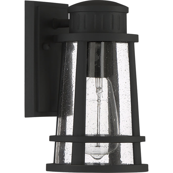 Myhouse Lighting Quoizel - DNM8406EK - One Light Outdoor Lantern - Dunham - Earth Black