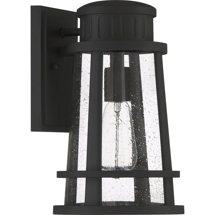 Myhouse Lighting Quoizel - DNM8408EK - One Light Outdoor Lantern - Dunham - Earth Black