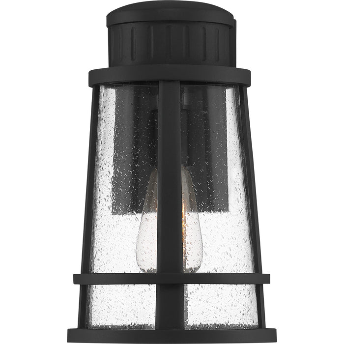 Myhouse Lighting Quoizel - DNM8408EK - One Light Outdoor Lantern - Dunham - Earth Black