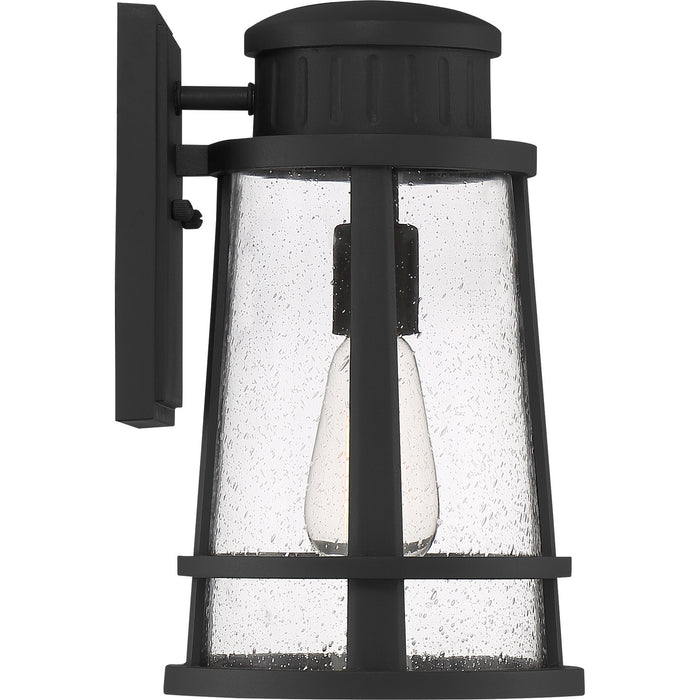 Myhouse Lighting Quoizel - DNM8408EK - One Light Outdoor Lantern - Dunham - Earth Black