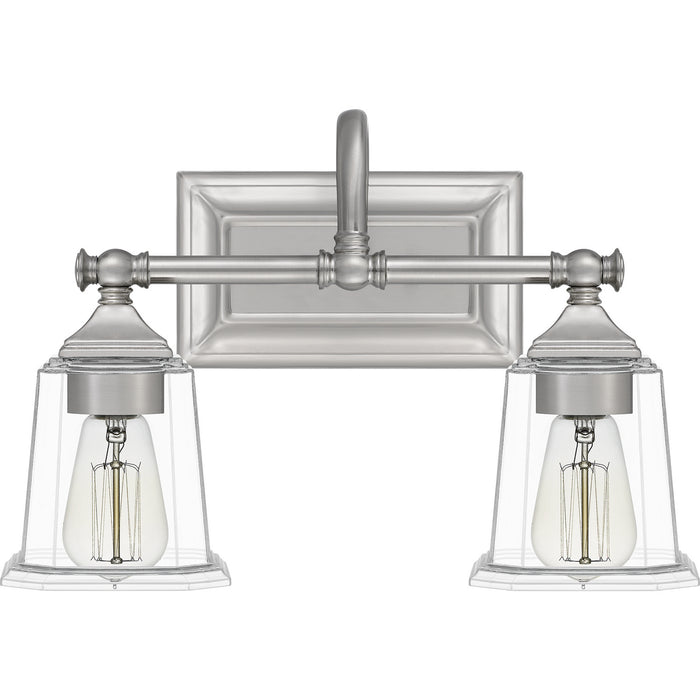 Myhouse Lighting Quoizel - NLC8602BN - Two Light Bath - Nicholas - Brushed Nickel