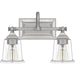 Myhouse Lighting Quoizel - NLC8602BN - Two Light Bath - Nicholas - Brushed Nickel