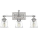 Myhouse Lighting Quoizel - NLC8603BN - Three Light Bath - Nicholas - Brushed Nickel