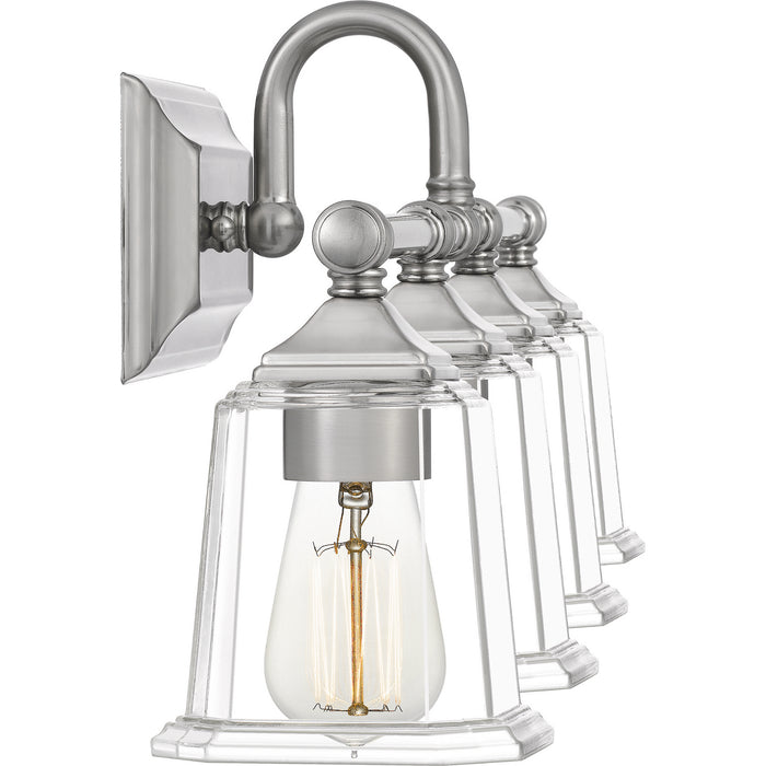 Myhouse Lighting Quoizel - NLC8604BN - Four Light Bath - Nicholas - Brushed Nickel