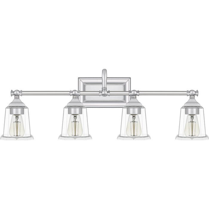 Myhouse Lighting Quoizel - NLC8604C - Four Light Bath - Nicholas - Polished Chrome