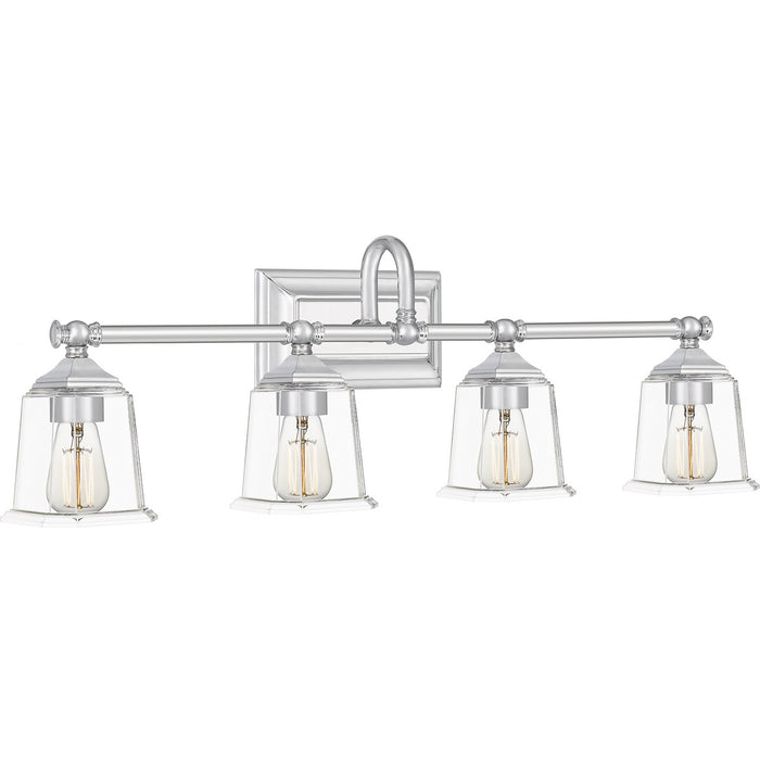 Myhouse Lighting Quoizel - NLC8604C - Four Light Bath - Nicholas - Polished Chrome