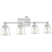 Myhouse Lighting Quoizel - NLC8604C - Four Light Bath - Nicholas - Polished Chrome