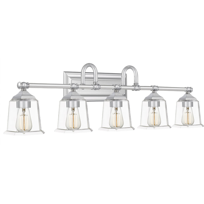 Myhouse Lighting Quoizel - NLC8605C - Five Light Bath Fixture - Nicholas - Polished Chrome