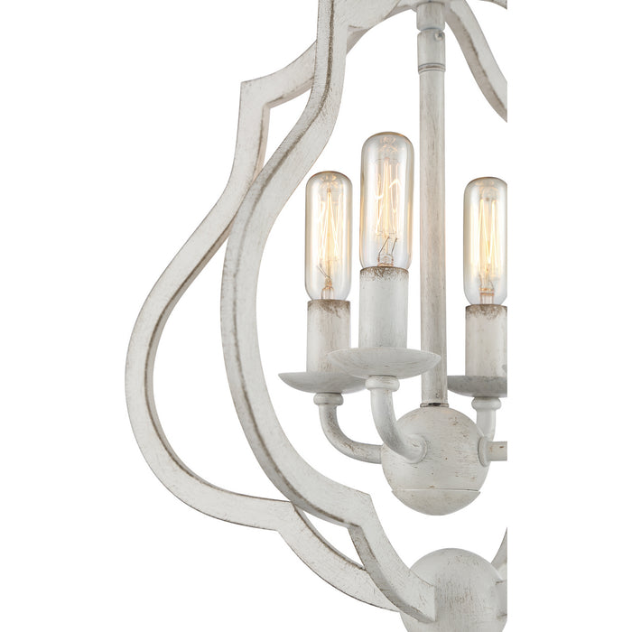 Myhouse Lighting Quoizel - OKF1715AWH - Four Light Semi-Flush Mount - O'Keefe - Antique White