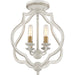 Myhouse Lighting Quoizel - OKF1715AWH - Four Light Semi-Flush Mount - O'Keefe - Antique White