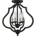 Myhouse Lighting Quoizel - OKF1715MBK - Four Light Semi-Flush Mount - O'Keefe - Matte Black