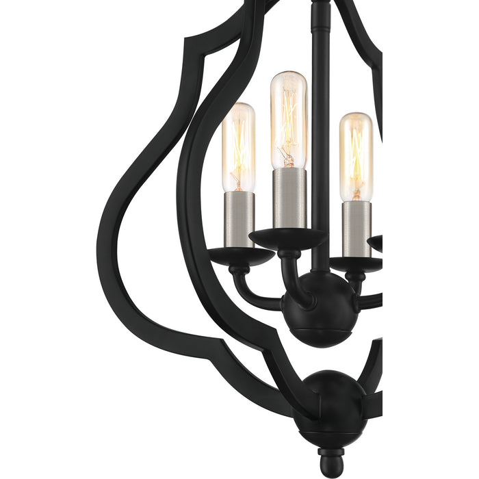 Myhouse Lighting Quoizel - OKF1715MBK - Four Light Semi-Flush Mount - O'Keefe - Matte Black