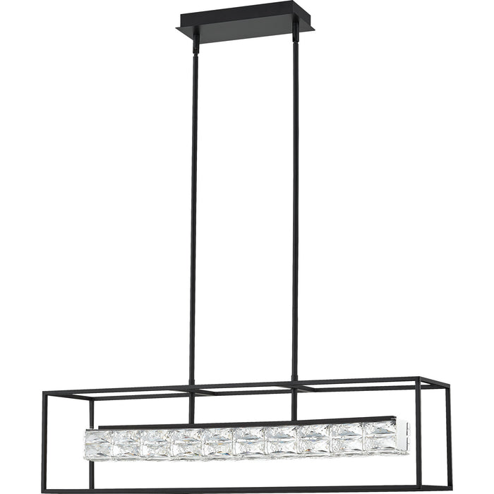 Myhouse Lighting Quoizel - PCDZ136MBK - LED Island Chandelier - Dazzle - Matte Black