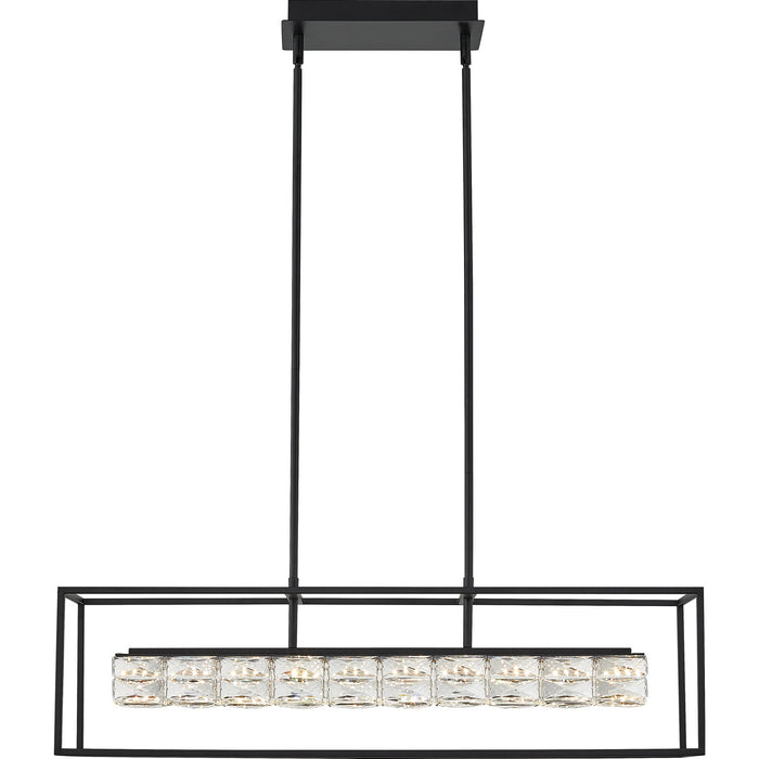 Myhouse Lighting Quoizel - PCDZ136MBK - LED Island Chandelier - Dazzle - Matte Black