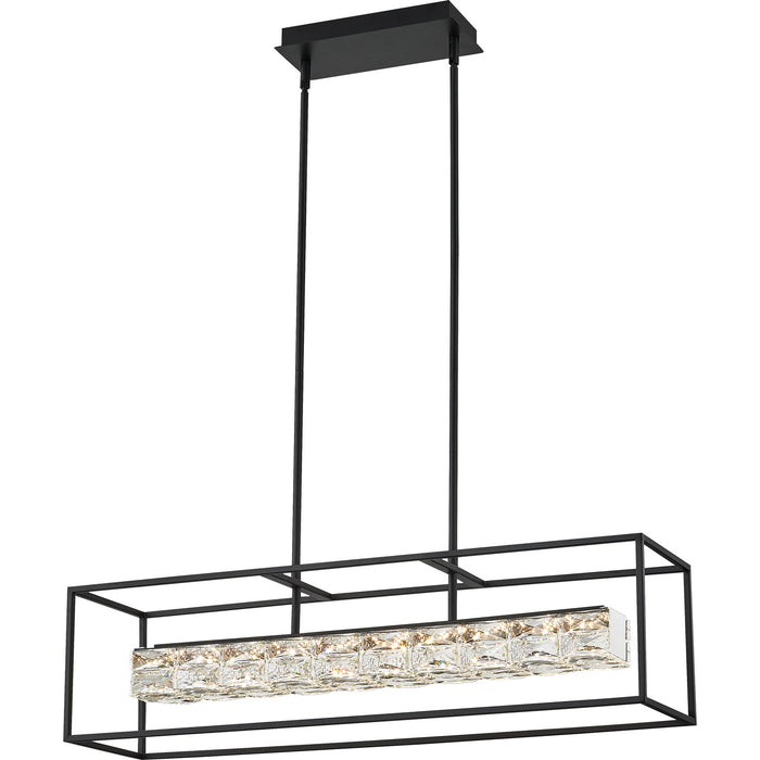 Myhouse Lighting Quoizel - PCDZ136MBK - LED Island Chandelier - Dazzle - Matte Black