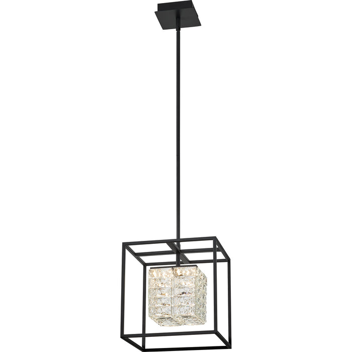 Myhouse Lighting Quoizel - PCDZ2812MBK - LED Pendant - Dazzle - Matte Black