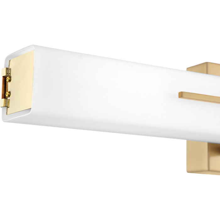 Myhouse Lighting Quoizel - PCGI8528AB - LED Bath Fixture - Gemini - Aged Brass