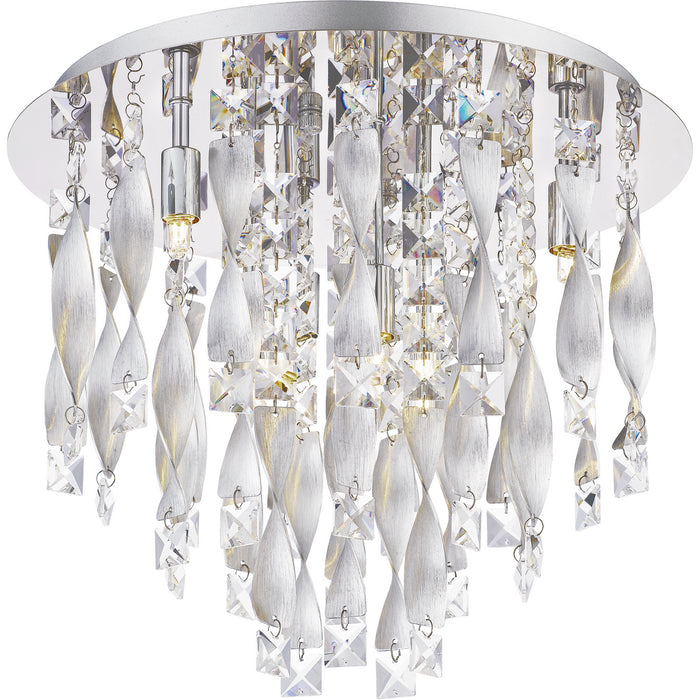 Myhouse Lighting Quoizel - PCTK1616C - Six Light Flush Mount - Twinkle - Polished Chrome