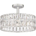 Myhouse Lighting Quoizel - QF4046PK - Three Light Semi Flush Mount - Coffman - Polished Nickel