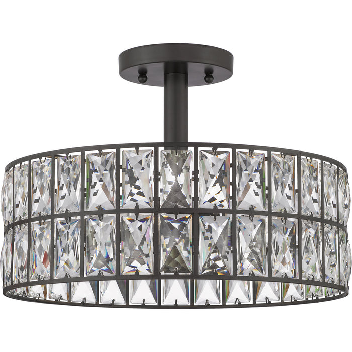 Myhouse Lighting Quoizel - QF4046WT - Three Light Semi Flush Mount - Coffman - Western Bronze