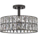 Myhouse Lighting Quoizel - QF4046WT - Three Light Semi Flush Mount - Coffman - Western Bronze