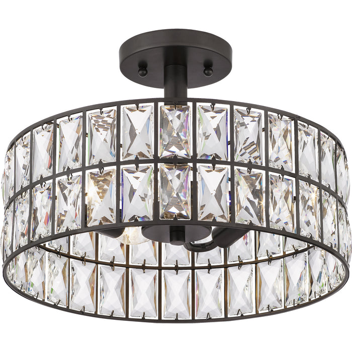 Myhouse Lighting Quoizel - QF4046WT - Three Light Semi Flush Mount - Coffman - Western Bronze