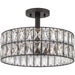 Myhouse Lighting Quoizel - QF4046WT - Three Light Semi Flush Mount - Coffman - Western Bronze